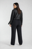 Luxeflow - Elevated Wide Leg Sweatpants Trouser Pants Black