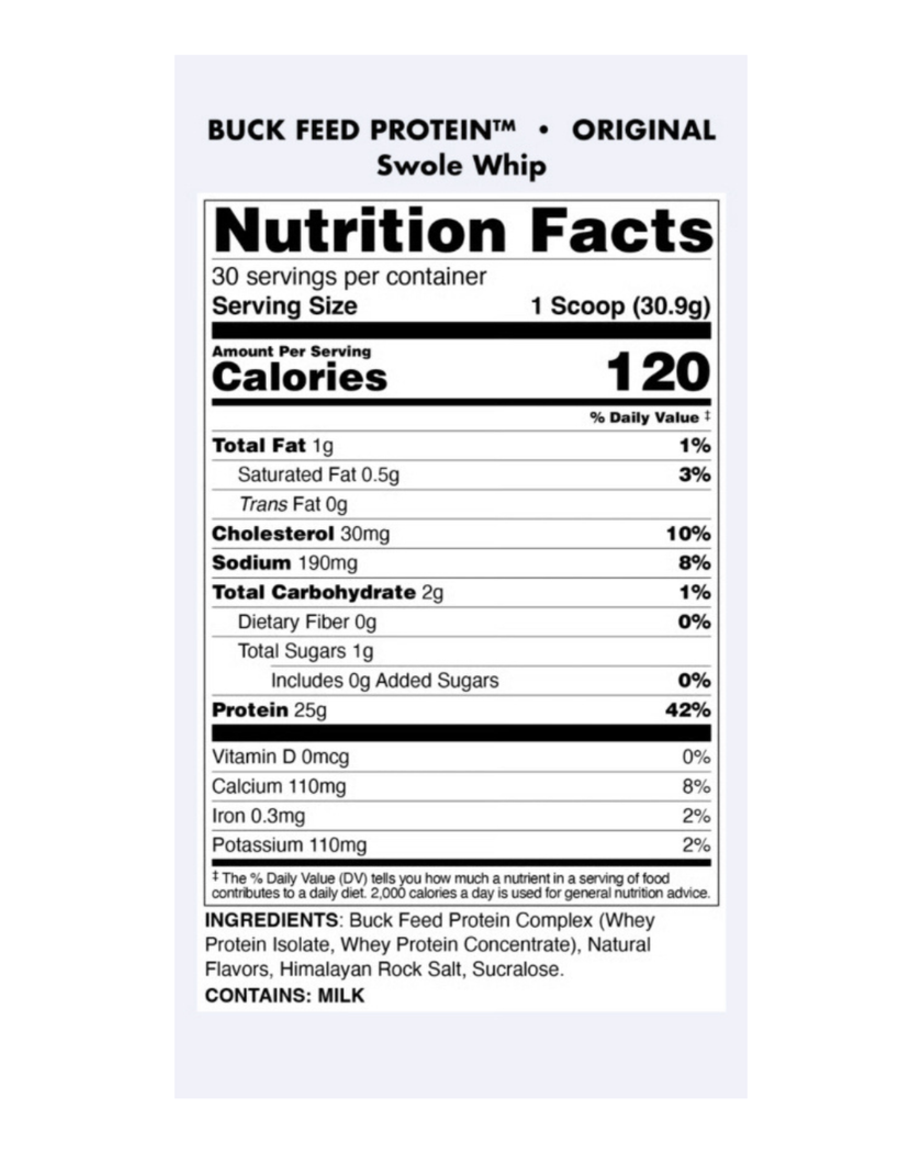 Bucked Up Buck Feed Protein Powder
