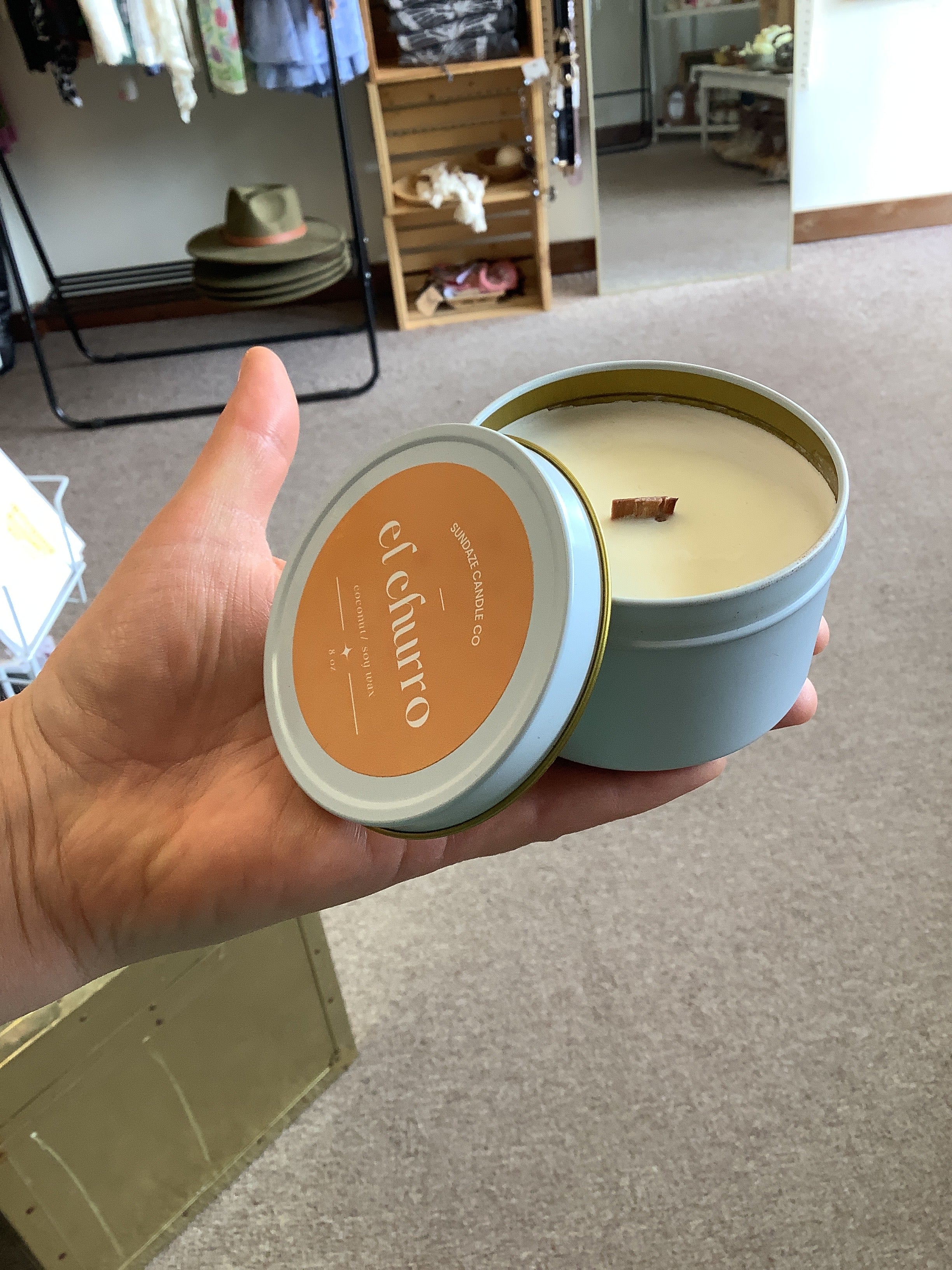 Sundaze El Churro Coconut / Soy Wax Candle 8oz