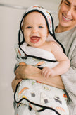 Hooded Towel Set - Sushi