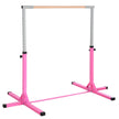 Soozier Professional Home Gymnastics Horizontal Bar for Kids Adjustable Home Gym Fitness w/ Steel Frame and Beechwood