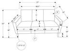 Sofa de 77