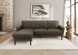Sofa chaise longue avec deux coussins de 86