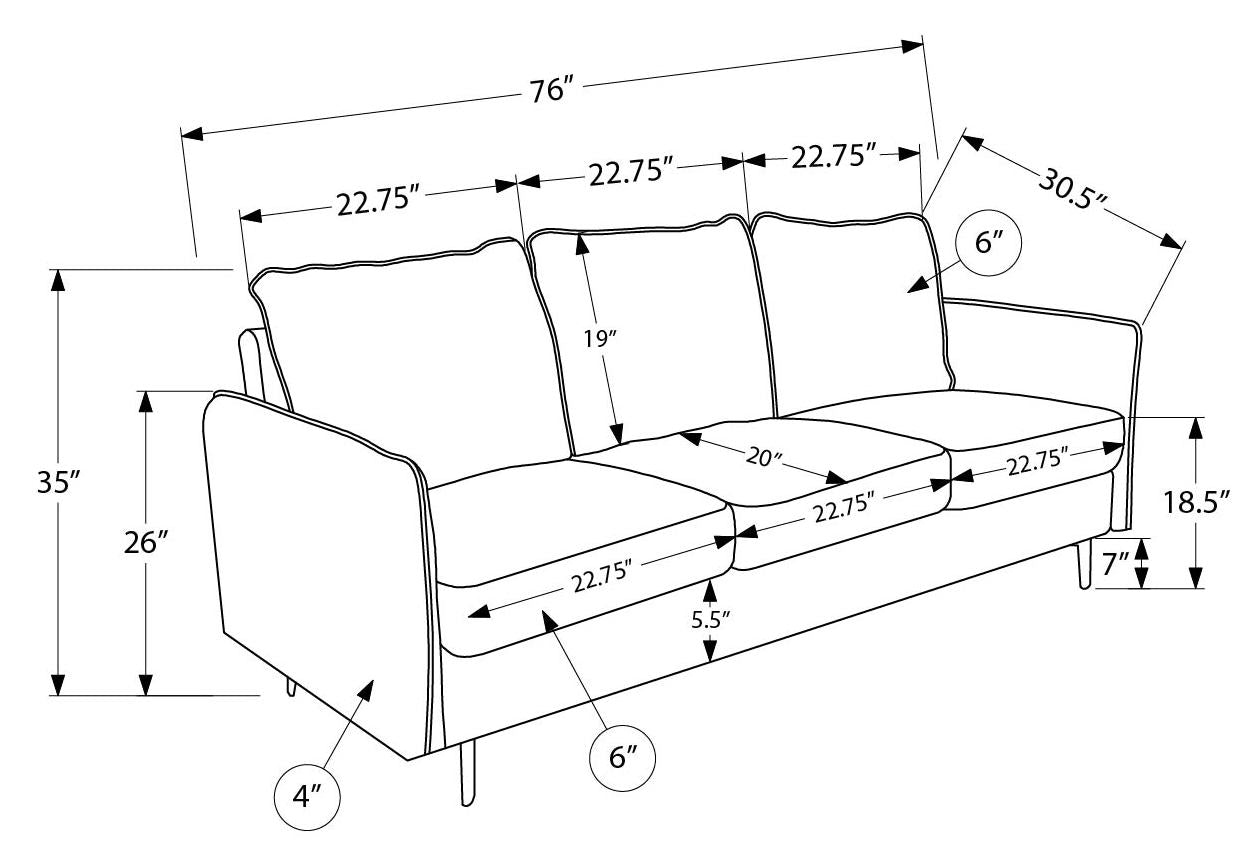 Sofa de 76