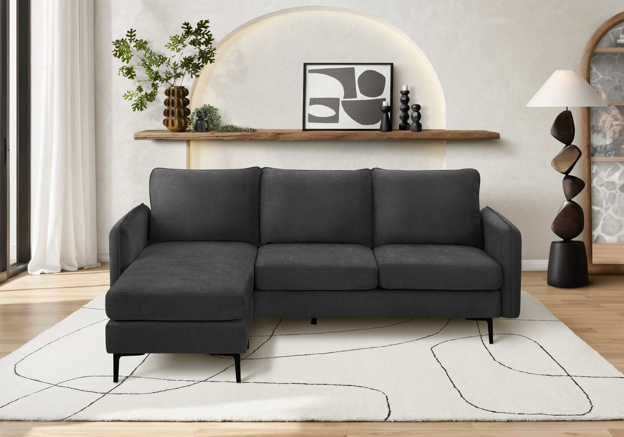 Sofa chaise longue de 85