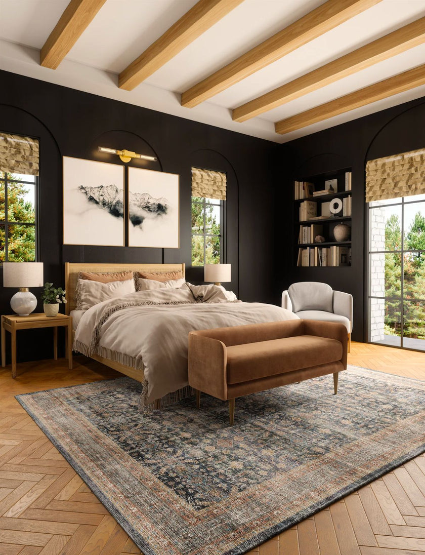 Davina Navy Lagoon Rug