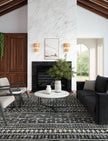 Nadine Black & White Rug