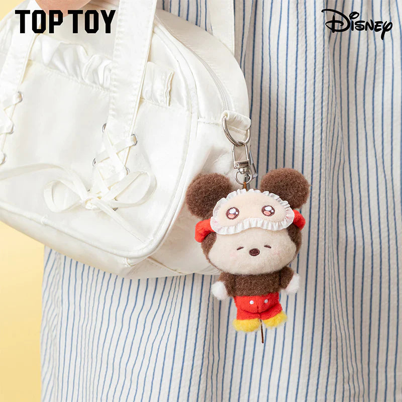 Disney Squinting Sleepwear Series Plush Pendant Blind Boxes (1 Random Box)