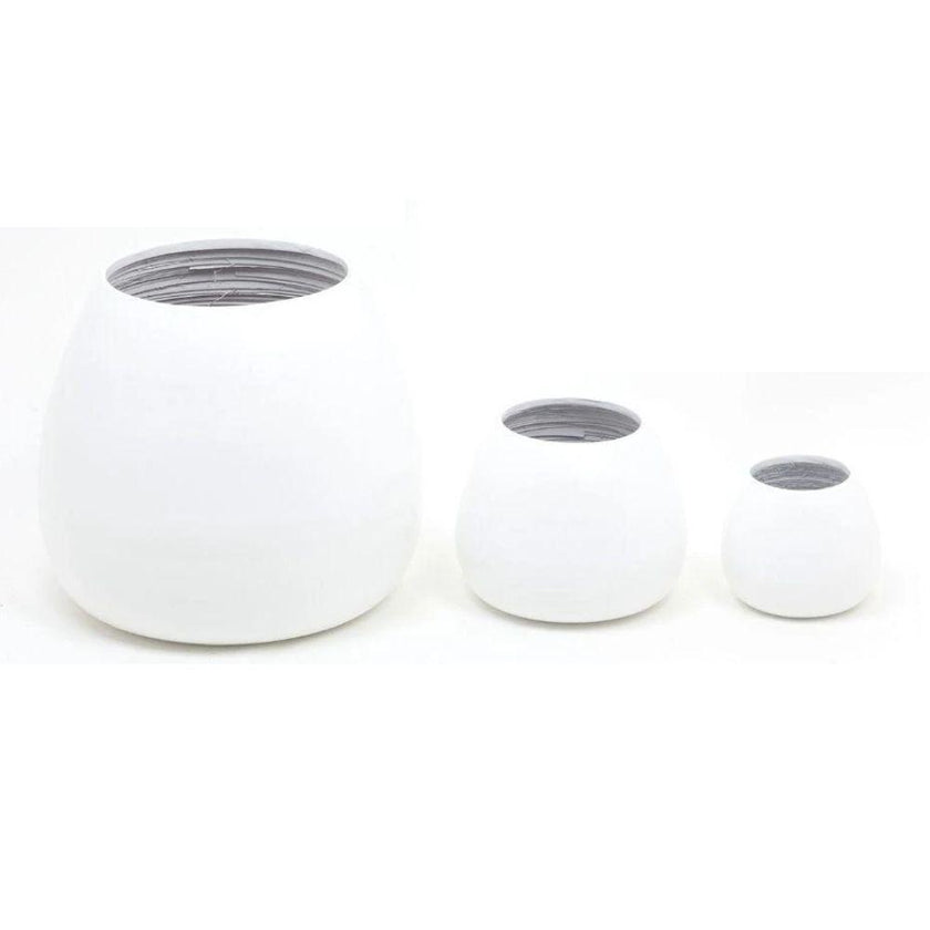 Margo - White Bamboo Floor Planter