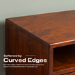 Savana Single Drawer Solid Wood Nightstand