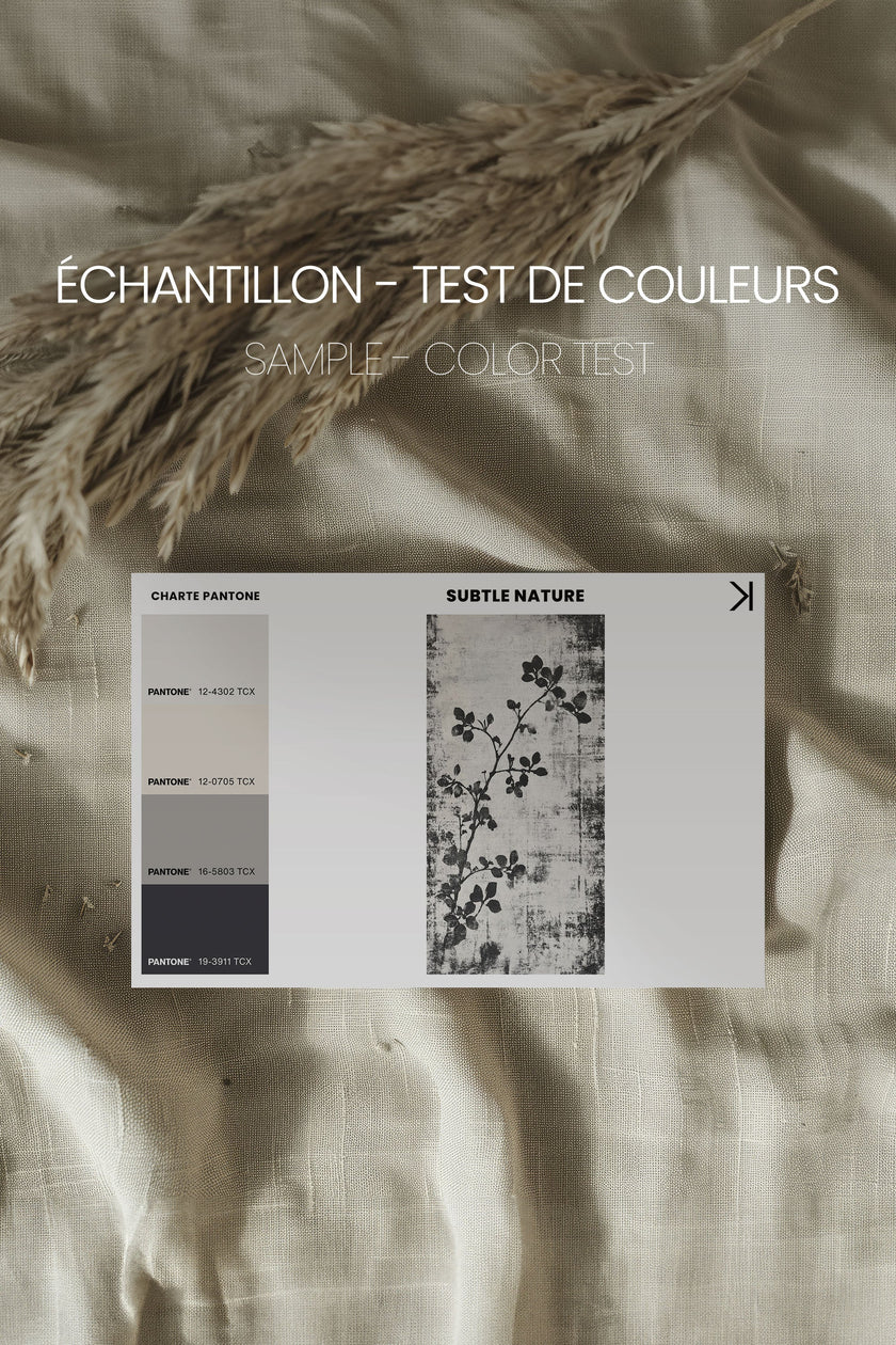 SUBTLE NATURE, Oeuvre sur toile étirée