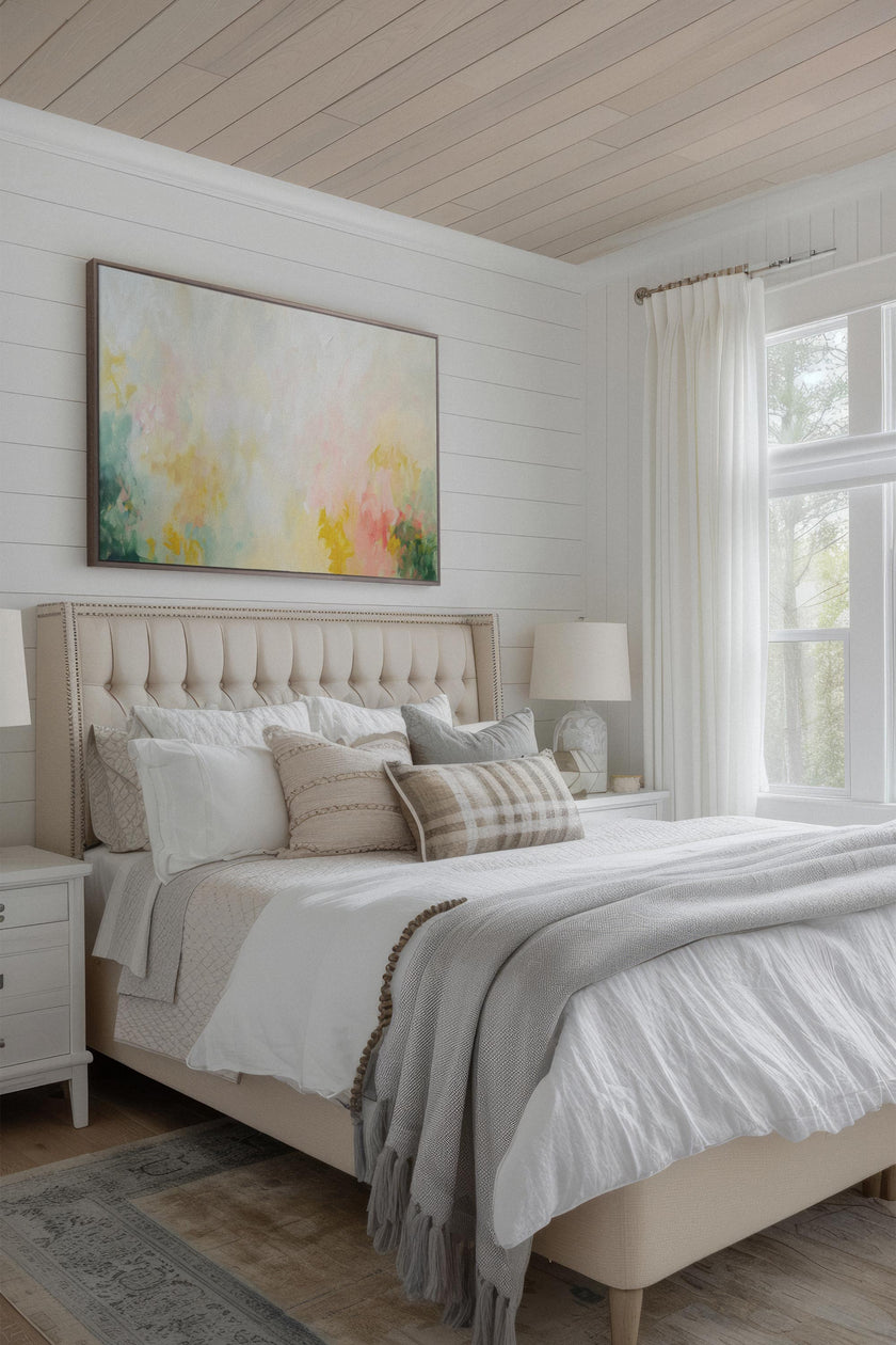 DYNAMIC BLOOM, Oeuvre sur toile étirée