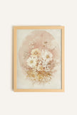 BOUQUET FANÉ, Toile rigide encadrée