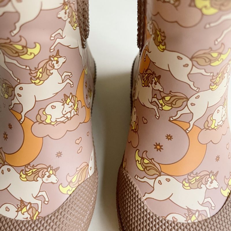 Welly Rain Rubber Boots - Size 21 to 30 - Unicorn Blush