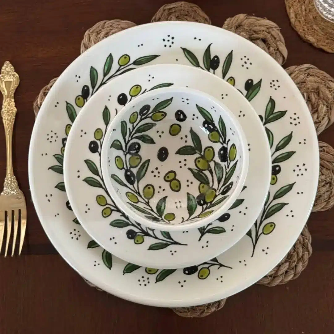 Handcrafted Ceramic Dinnerware Set for 6 – Luxury Tableware Dinner Set & Homeware Decor