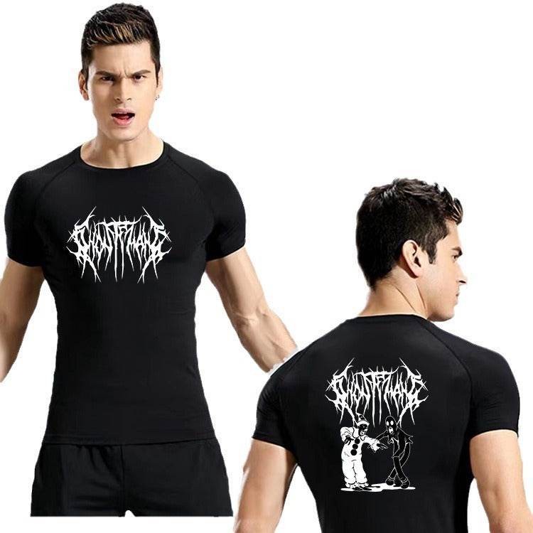 Lycra Spandex Sport Running Fitness Workout Gym T-shirt for men