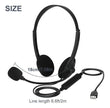 USB Headset with Noise Cancelling Microphone for PC Computer Calls & Chat