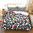 Animal Fur Grain Digital Print Duvet Cover Three-piece Bedding Set