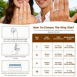 Smart Ring Health Tracker White Cloud Fitness Sleep HRV Stress Titanium IP68 7-Day Battery