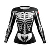Printed Slim Fit Long Sleeve Workout Tops for Women
