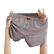 Men's Underwear Solid Color Loose Breathable Ice Silk Boxers