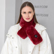 Smart USB Electric Heated fluffy Plush Winter Shawl Neck Wrap Pain Relief Neck Scarf
