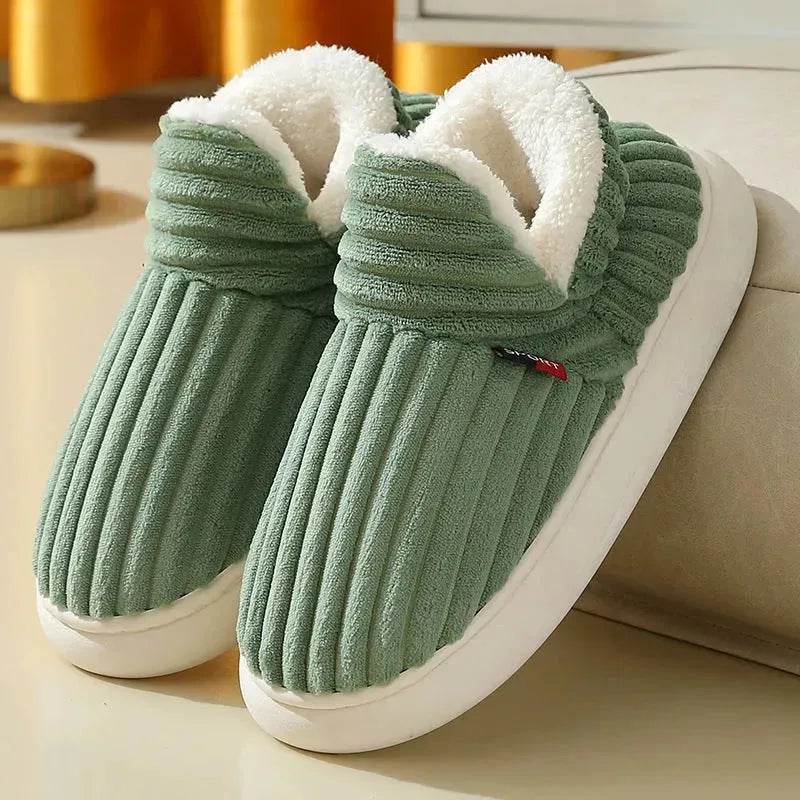 Winter Men's And Women's Same Style Cotton Slippers