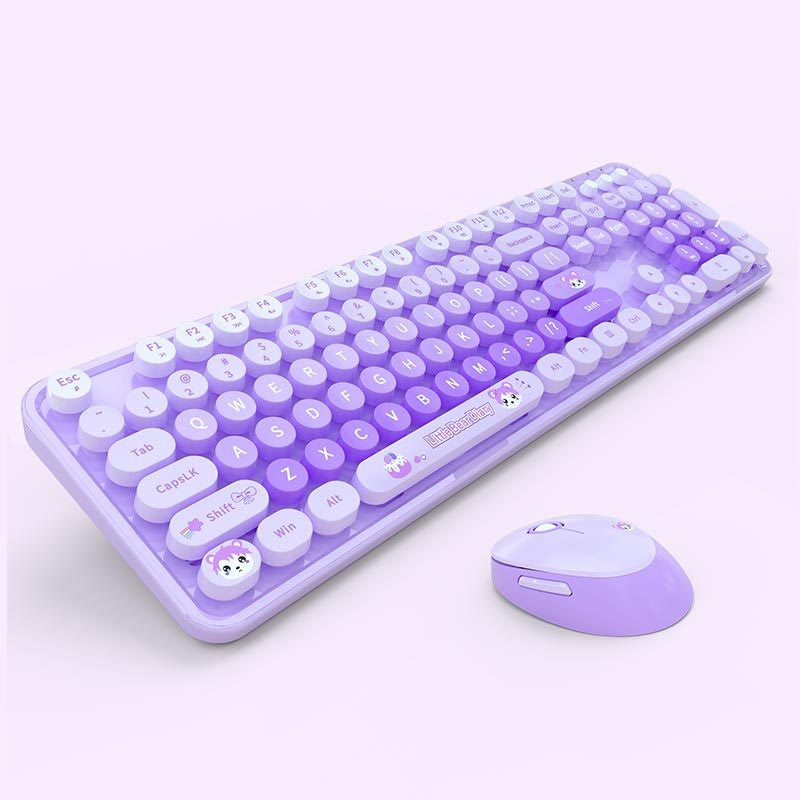 Wireless Keyboard and Mouse Set – Colorful Ergonomic Combo for Home and Office Canada