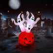 Halloween decorations - 5.9 FT Halloween Inflatable Pumpkin Ghost Outdoor Decorations