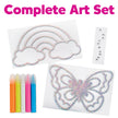 Faber-Castell / Creativity for Kids - Easy Sparkle Window Art Mini Kit Craft Kit for Kids