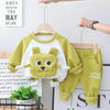 Neutral Cartoon  Autumn Clothes Suit Western Style Neutral  two piece for kids