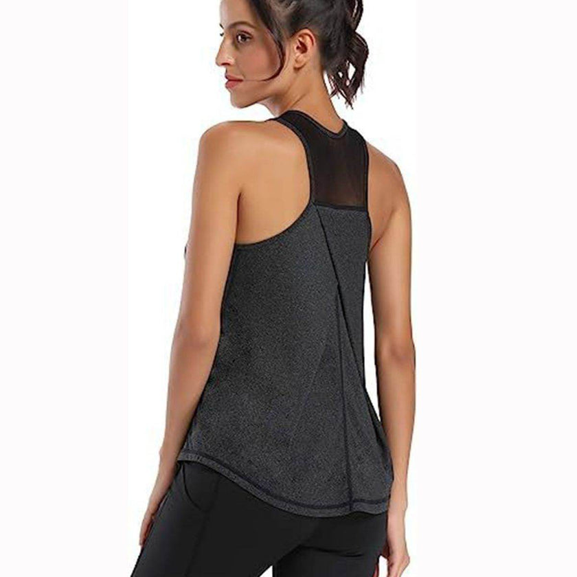 Mesh Yoga Sports Running Vest Sleeveless Workout Tank top women
