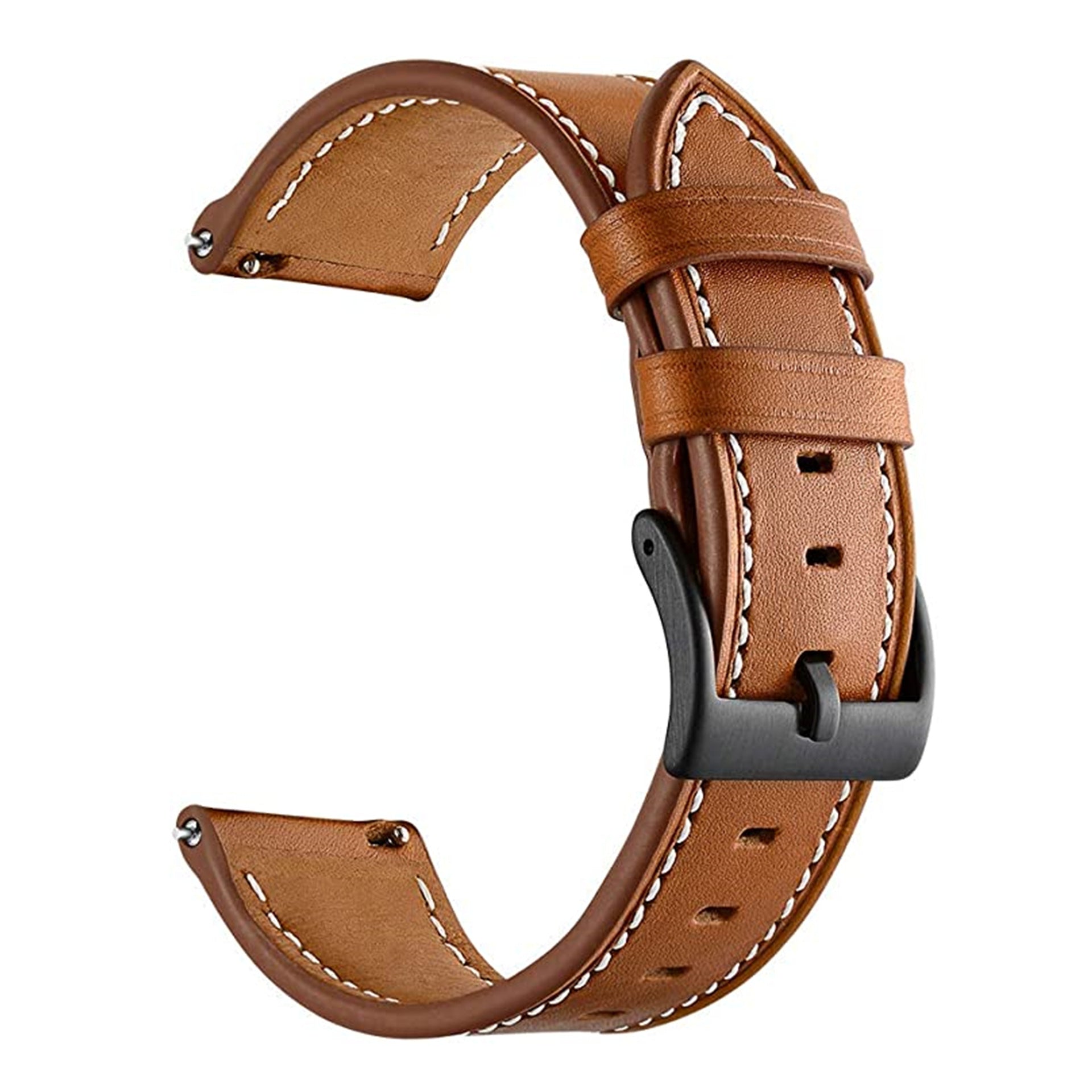 Leather Watch Strap for Amazfit GTR3 Pro / GT3 Pro — 20mm & 22mm Universal Fit