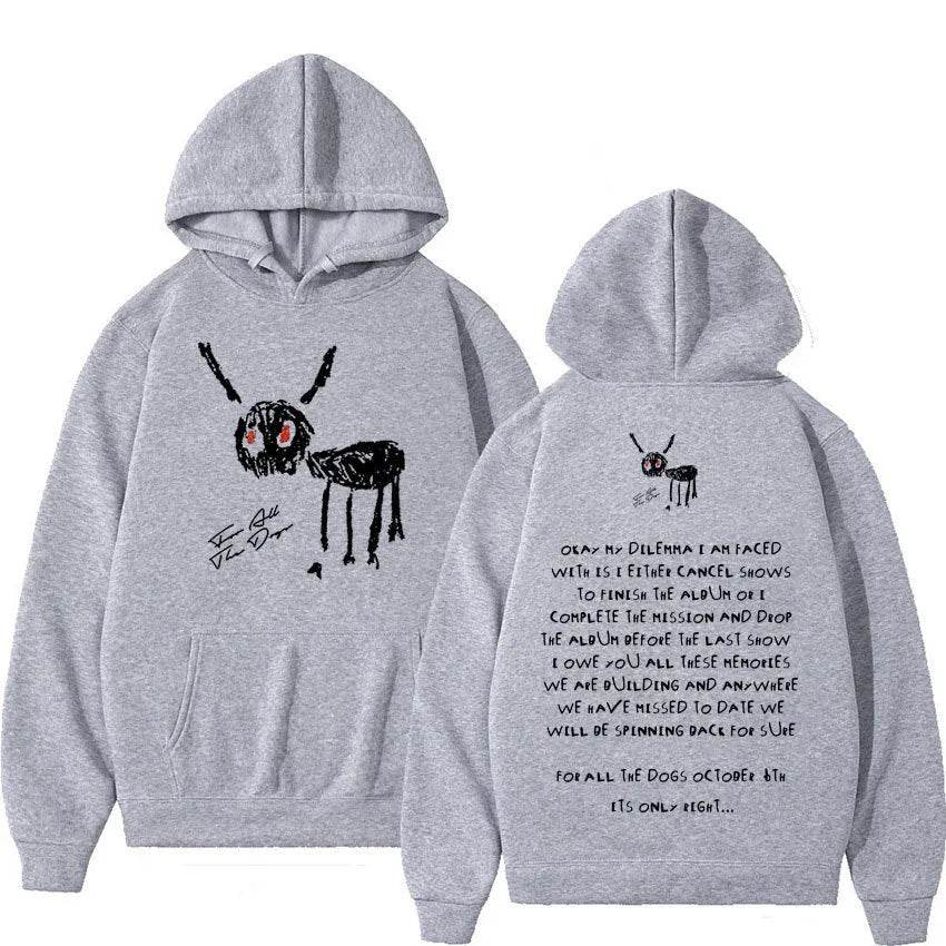 Rapper Drake For All The Dogs Letter Unisex Hoodie Sweatshirt
