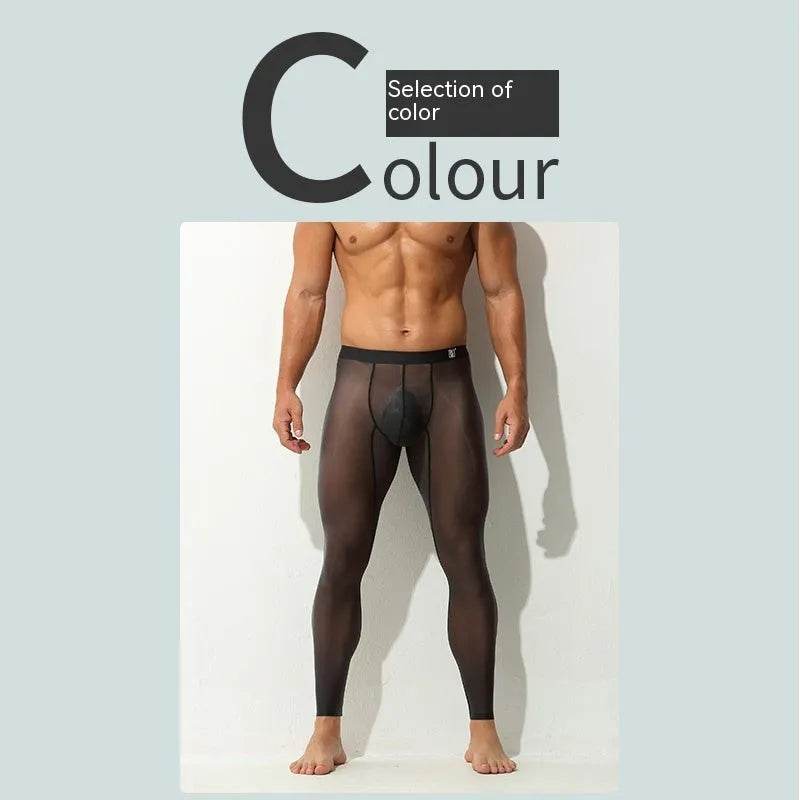 Men's Leggings Ultra-thin Tight Fitting Long John underwear men