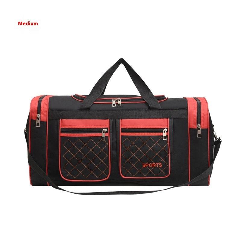 Waterproof Sports Duffel Bag Large Travel Gym Bag for Business trips with Multiple Pockets