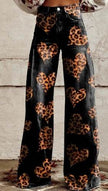 3D Digital Printed Women's Imitation Jeans
