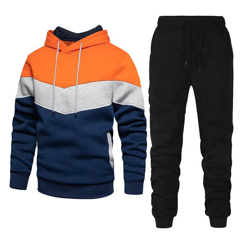 Winter Sweatsuit – Hooded Cotton Blend Sports Set for Men & Women