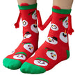 Hand Holding Couple Magnetic Handle Christmas Stockings