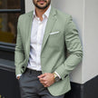 Men's Casual Light Business Suit Jacket – Slim Fit, 2 Colors, S–XXL
