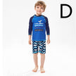 Boys Split Quick-Dry Swimsuit | Kids Two-Piece Polyester Swimwear Canada