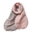 Gradient Mixed-color Scarf Winter Double-sided Wrinkled Imitation Cashmere Scarf Popular Versatile And Elegant Shawl For Women