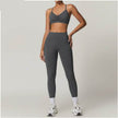 2pcs Yoga Outfit set Sport Fitness Workout Gym wear for women