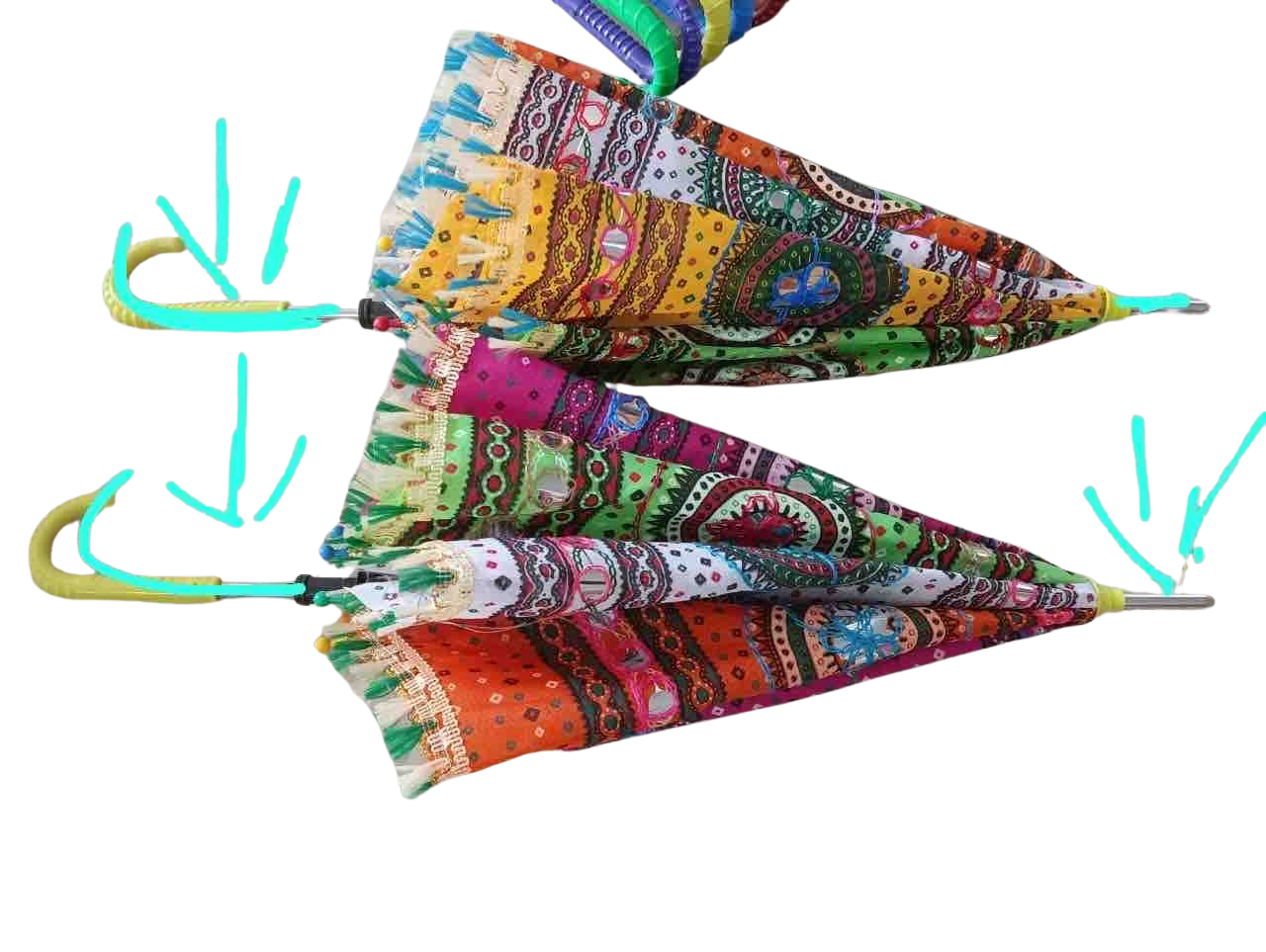 Embroided Umbrella Large