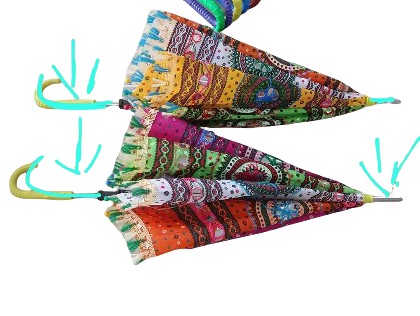 Embroided Umbrella Large