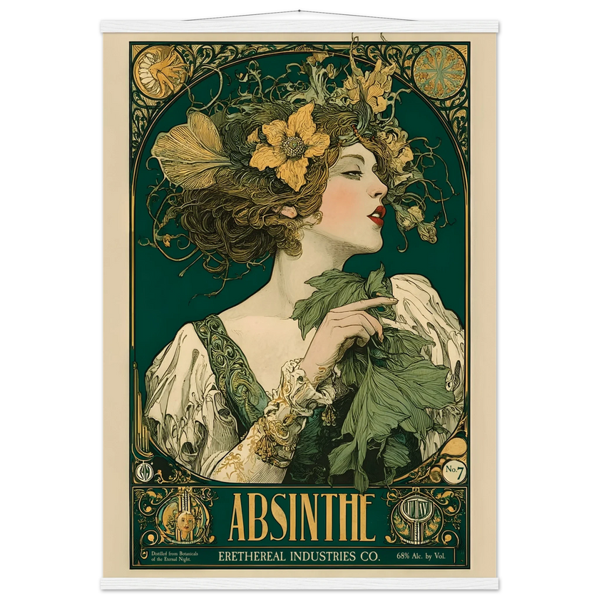 L’Absinthe d’Ombre - Poster & Framed Print