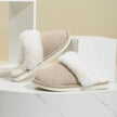 Winter Warm Plush Slippers for Women and Men, Non-Slip Fuzzy House Shoes