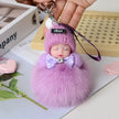 Cute Sleeping Doll Plush Doll Keychain Pendant Backpack Handbag Wallet Accessories