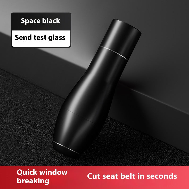 Emergency Car Window Breaker & Safety Hammer – Aluminum Alloy, 3 Styles (Black, Silver, Red)