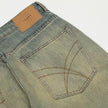 Heavy Industry Washing Hole Denim Trousers Men Jeans
